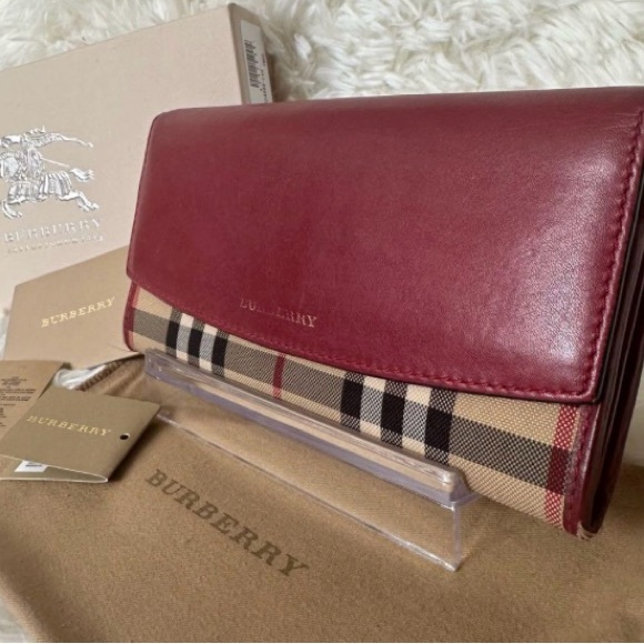 Burberry Nova Check canvas/leather wallet - Picture 1 of 14